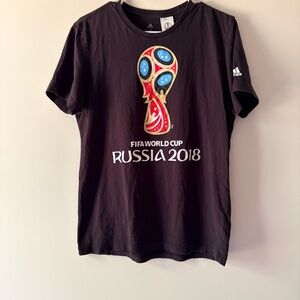 Adidas Dark Gray FIFA World Cup Tee